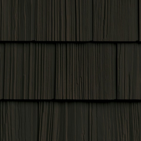 The Foundry 7in. W x 60 3/4in. L Exposure, Vinyl Split Shakes Total 100 Sq. Feet, 594 - Musket Brown, 34PK 1101594 - main